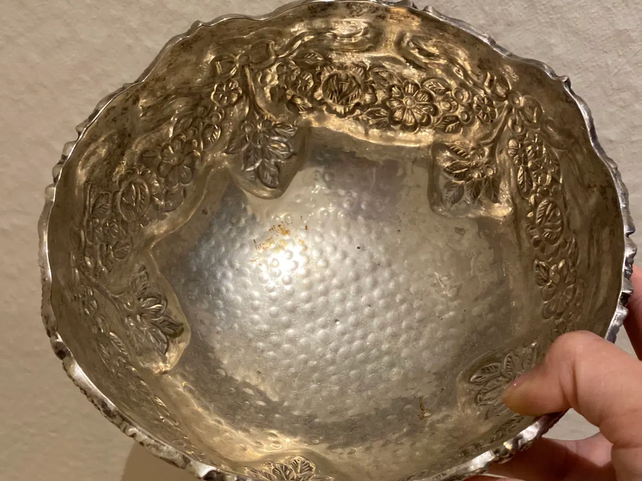 Billede 2 - Pletsølv skål