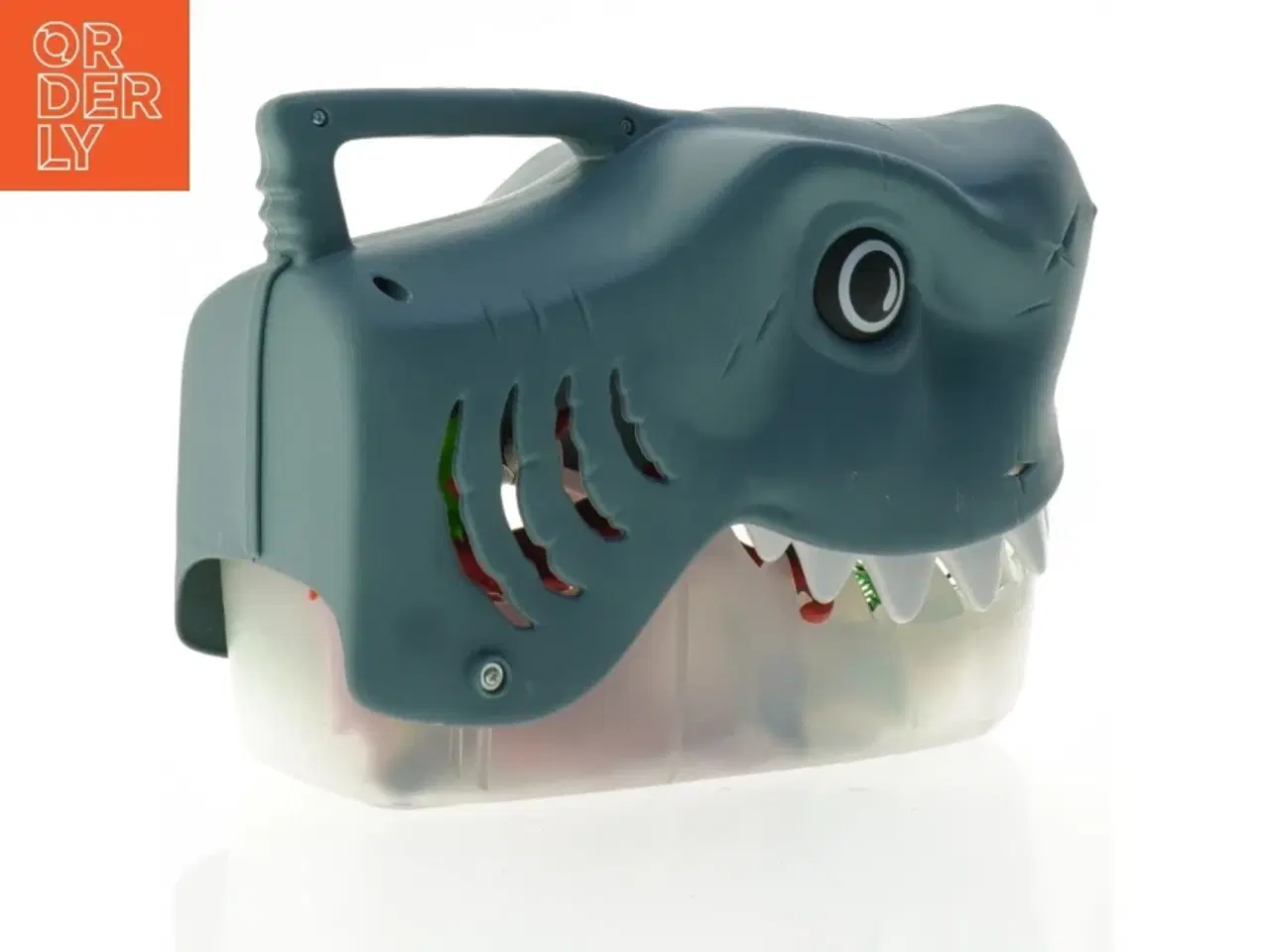 Billede 6 - Hajformet opbevaringsboks med havdyrslegetøj (str. 25 x 18 x 12 cm)