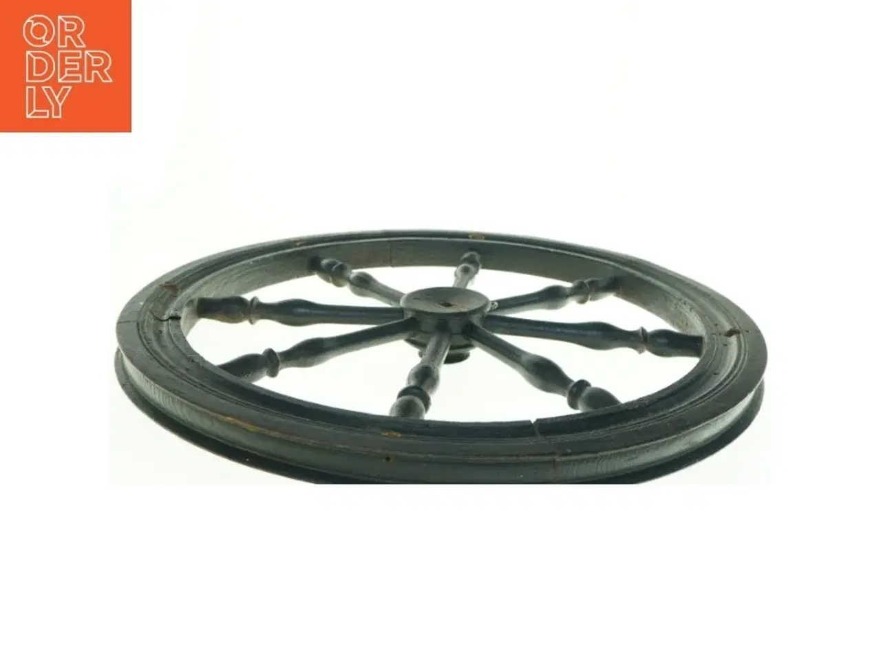 Billede 3 - Træhjul til dekoration (diameter ca. 47 cm x 3 cm)