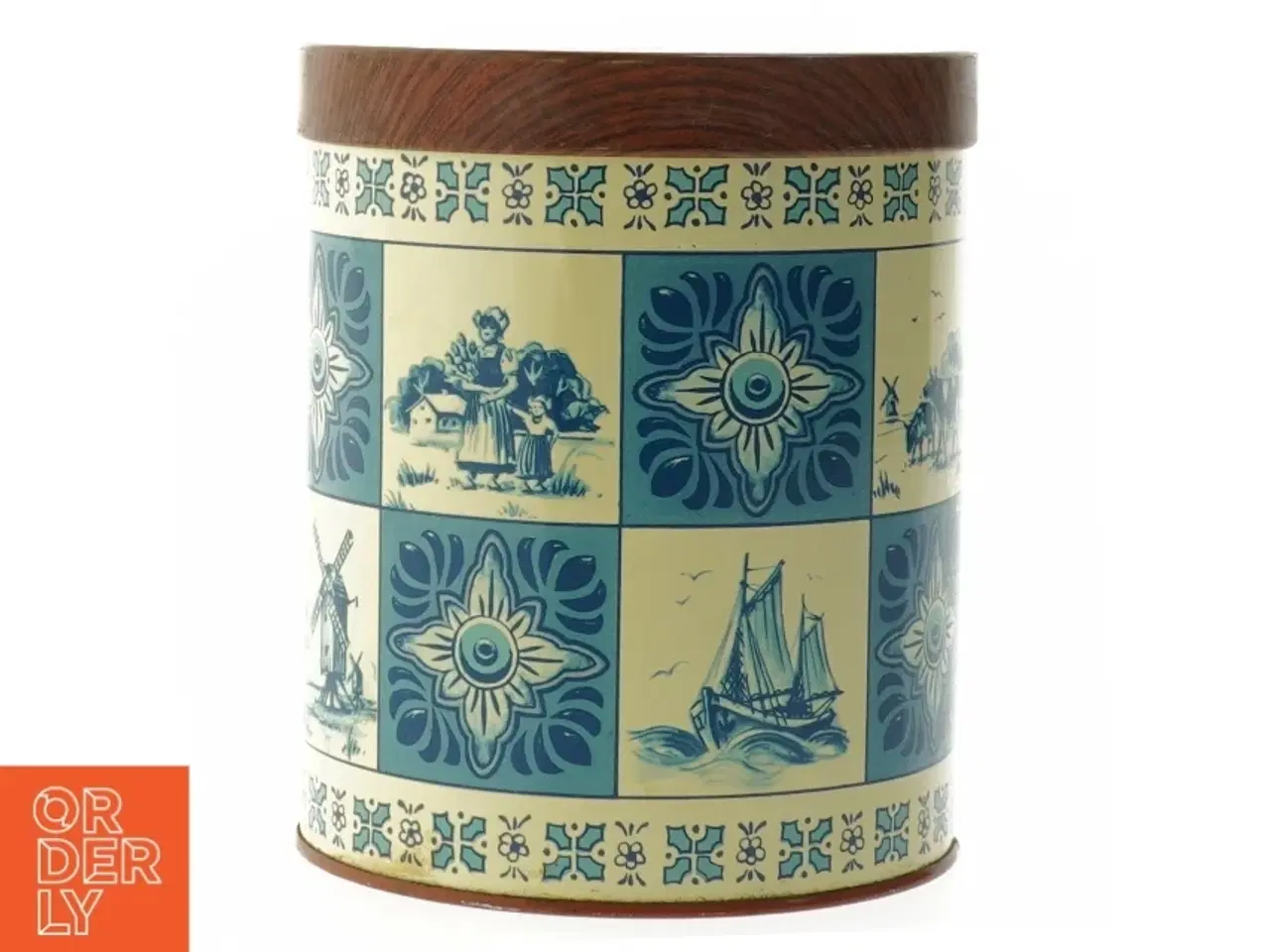 Billede 2 - Vintage Eduscho opbevaringsdåse (str. 14,5 cm)