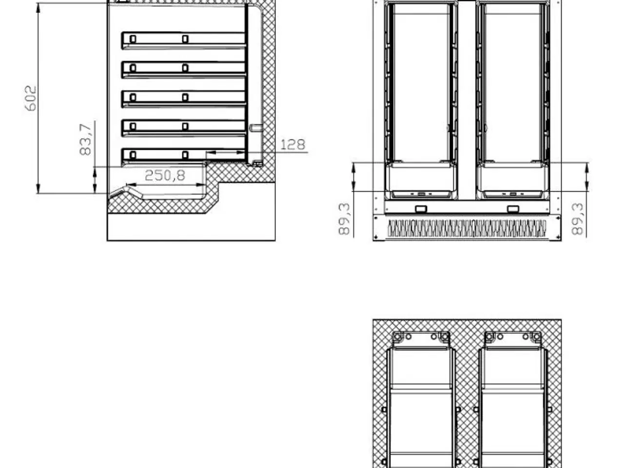 Billede 4 - Professionel vinkøleskab – 595 x 570 x 820 mm