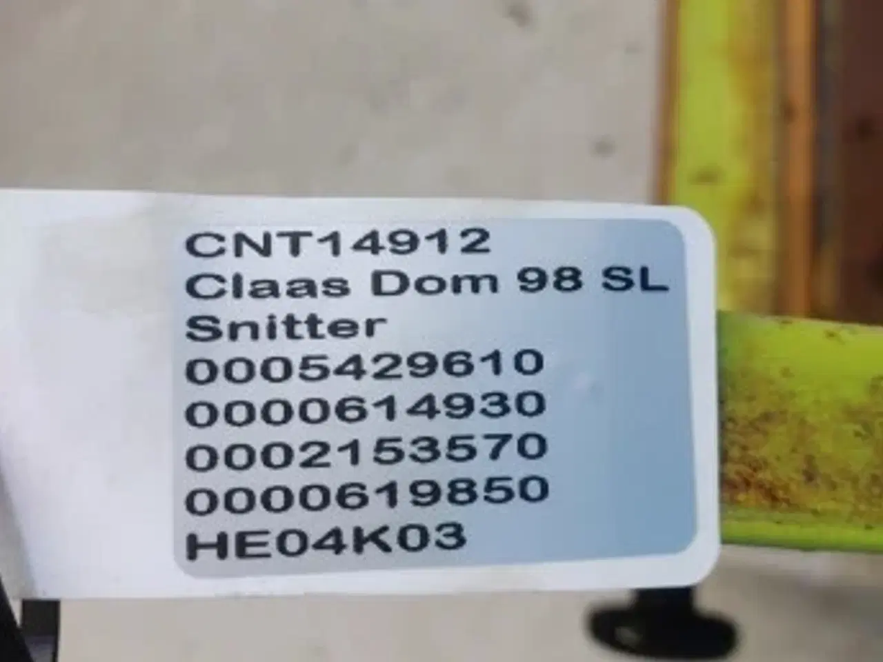 Billede 24 - Claas Dominator 98 Snitter 0005429610