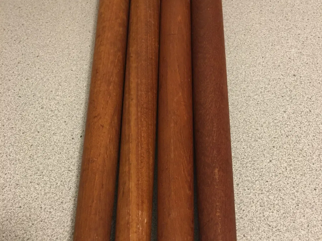 Billede 2 - Bordben, teaktræ 45 cm