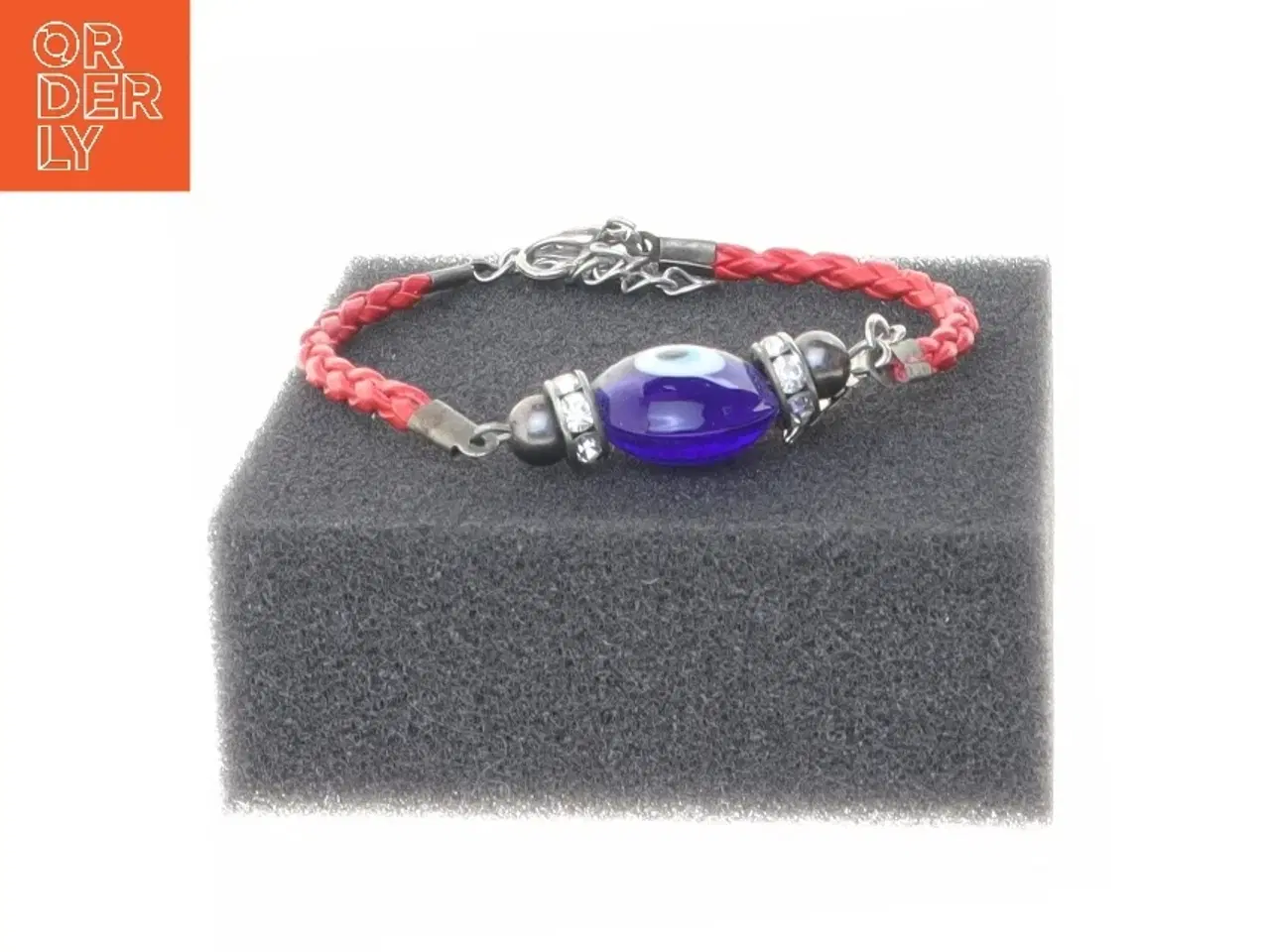 Billede 4 - Halskæde med det blå, Nazar øje (str. 21 cm)