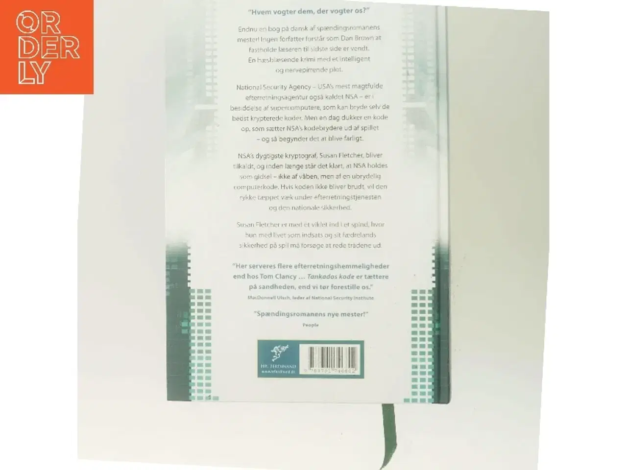 Billede 3 - Tankados Kode af Dan Brown (Bog)