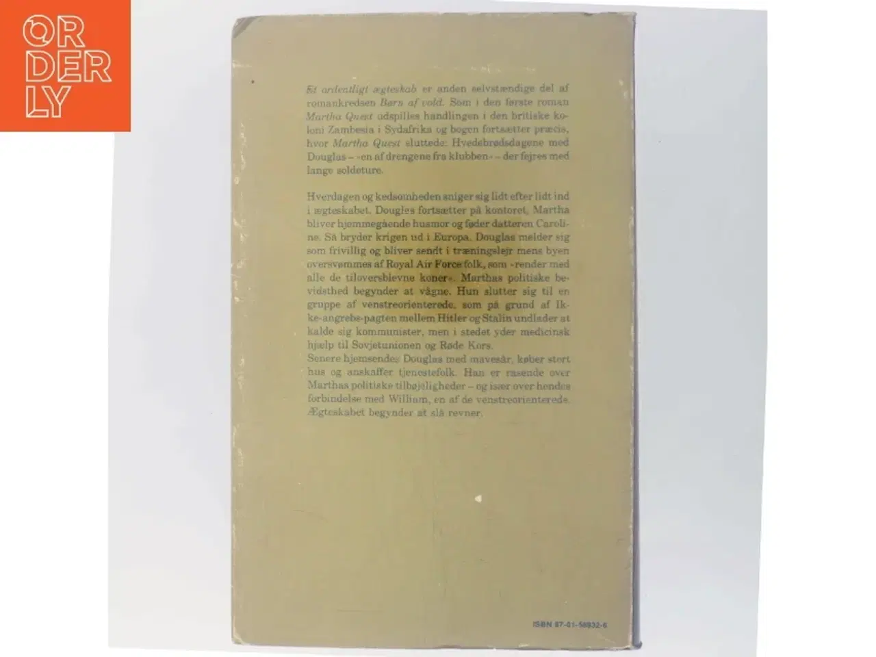 Billede 3 - Et ordentligt ægteskab af Doris Lessing (Bog)