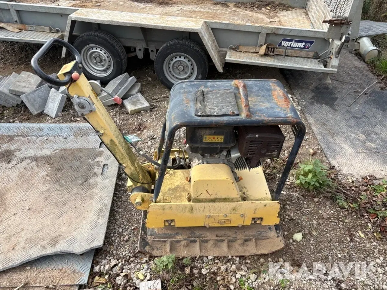 Billede 2 - Pladevibrator Güde Rüttelplatte GRP 260