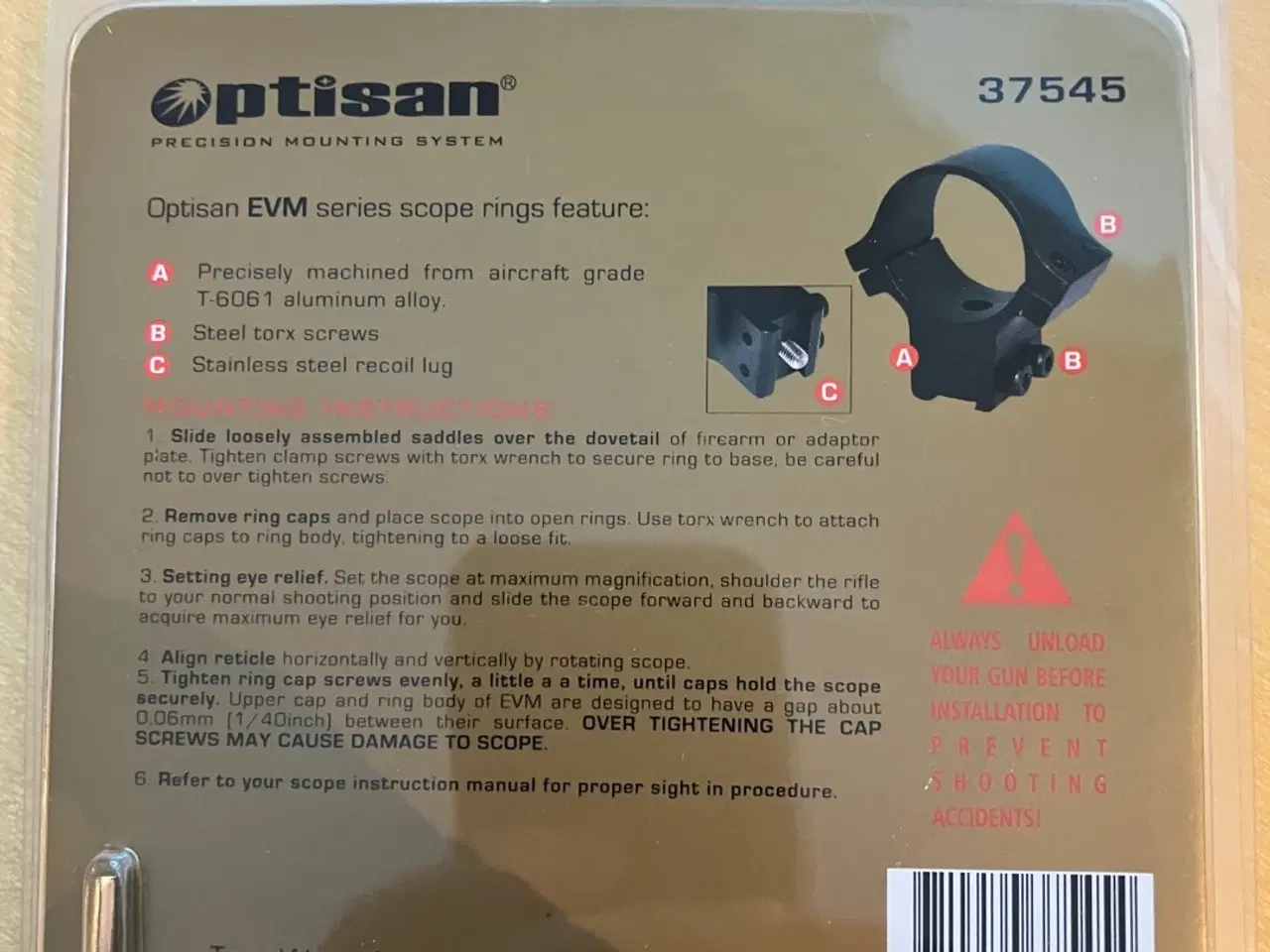 Billede 2 - Optisan Weaver Ring 37545