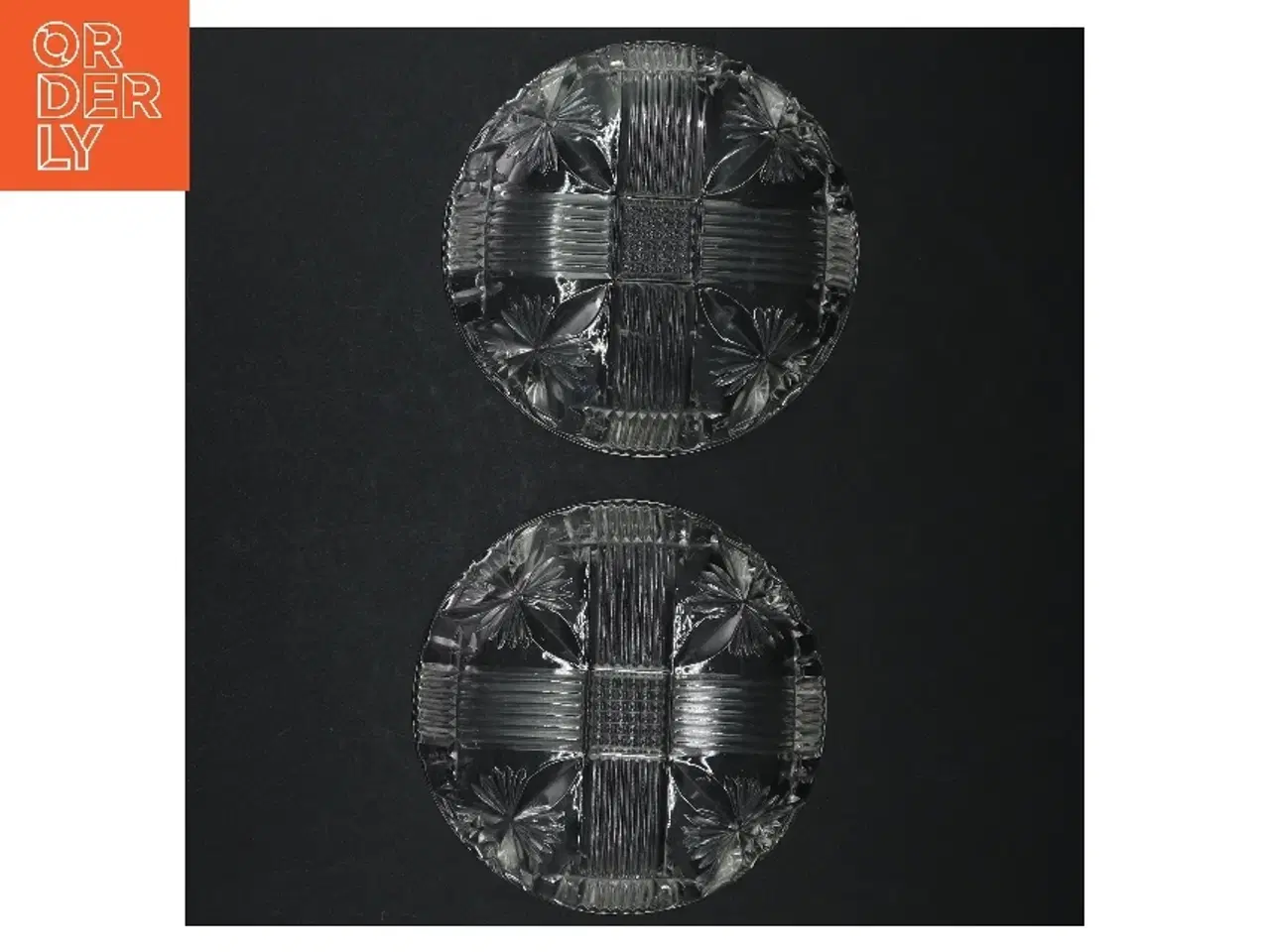 Billede 5 - Glaskrystal assietter (str. Ø. 14,5 cm)