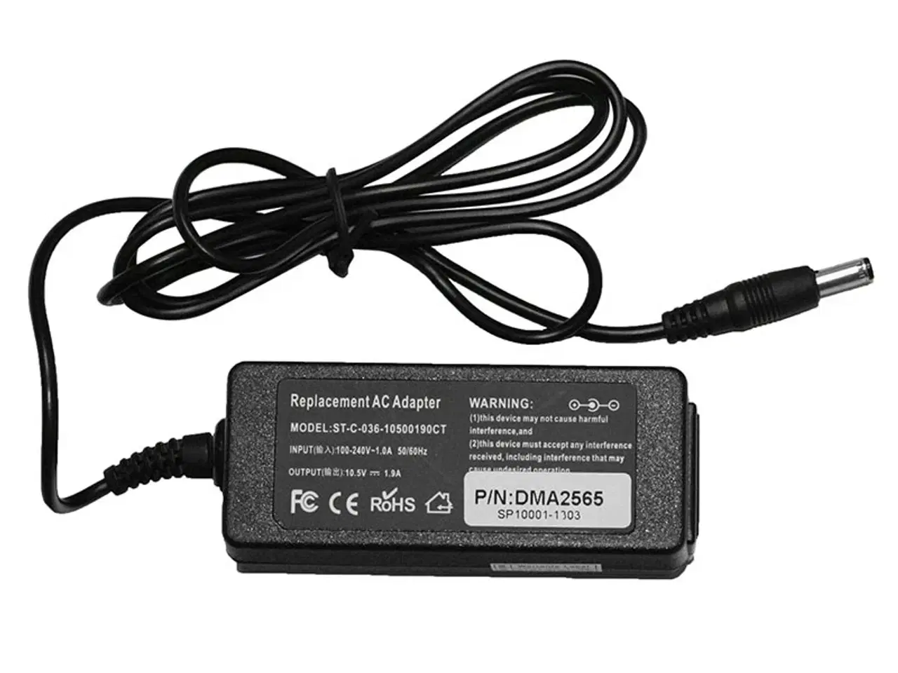 Billede 1 - Sony 20W 10.5V 1.9A strømforsyning med 4.8mm x 1.8mm stik - Kompatibel