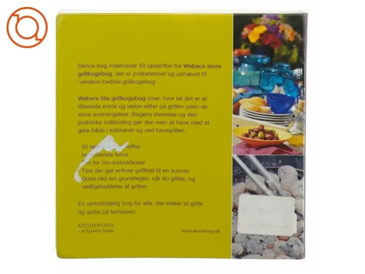 Billede 2 - Webers lille grill kogebog fra Aschehoug (str. 15 cm)