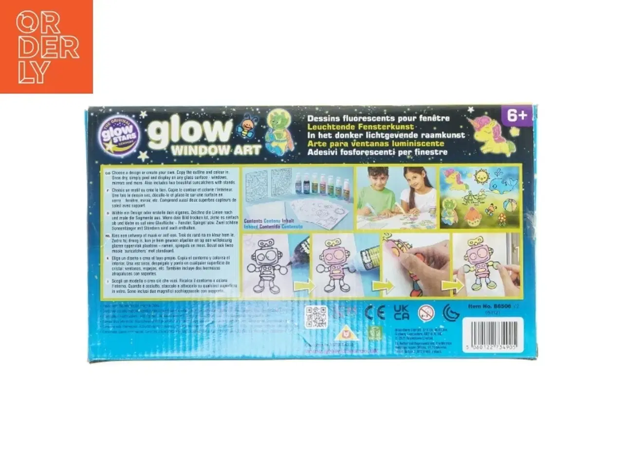 Billede 4 - Glow Window Art sæt fra Glow Stars (str. 30x18 )