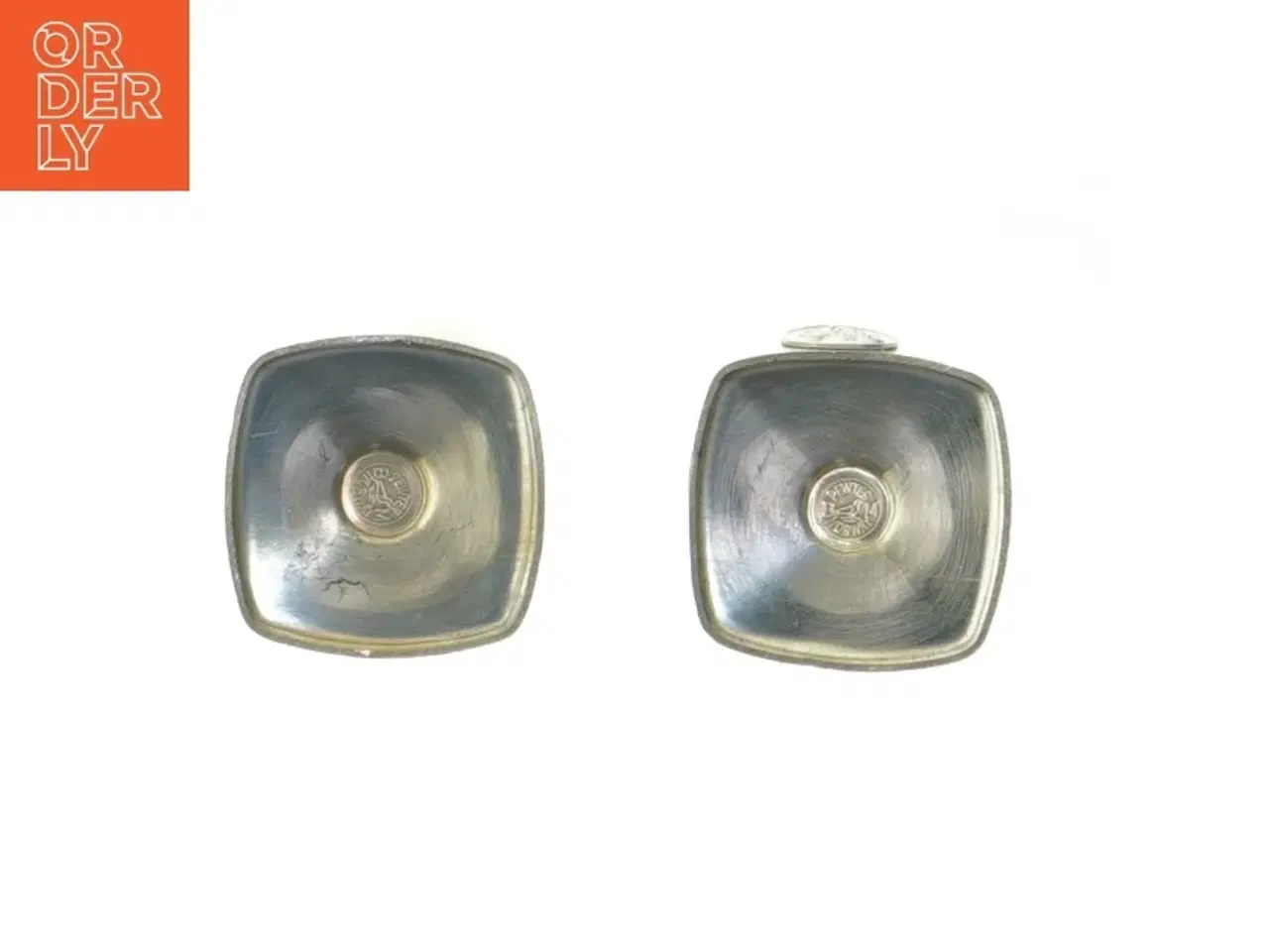 Billede 5 - Sæt af to små sølvbægre (str. 3,5x9 cm)