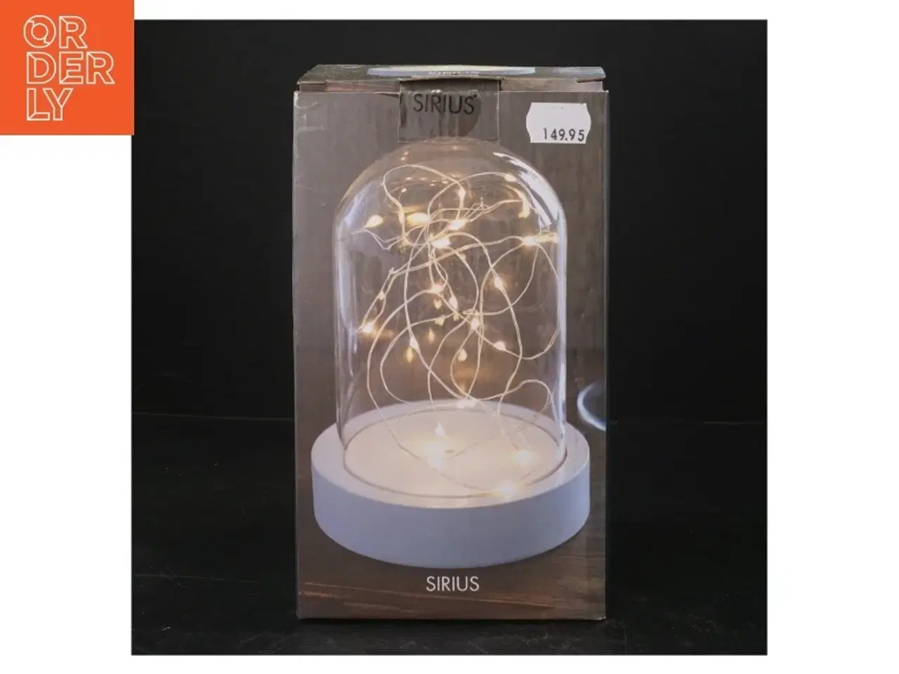 Billede 2 - Sirius glas kuppel med lys fra Sirius (str. 20 cm)