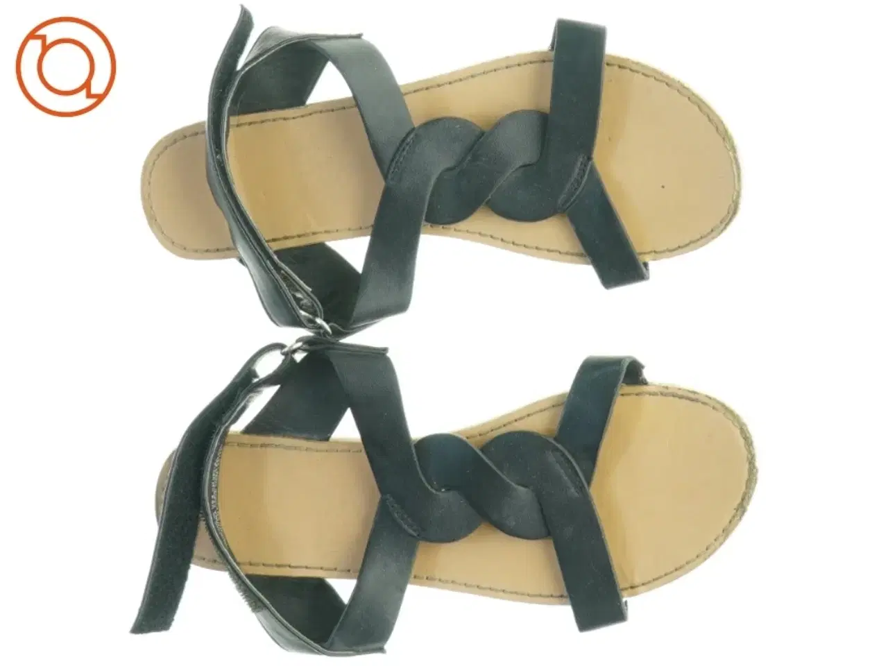 Billede 5 - Sorte flade sandaler (str. 36)