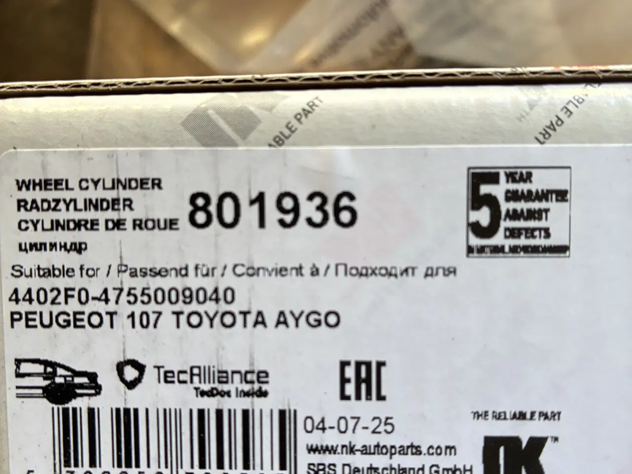 Billede 3 - Toyota Aygo Peugeot 107 Citroen c1