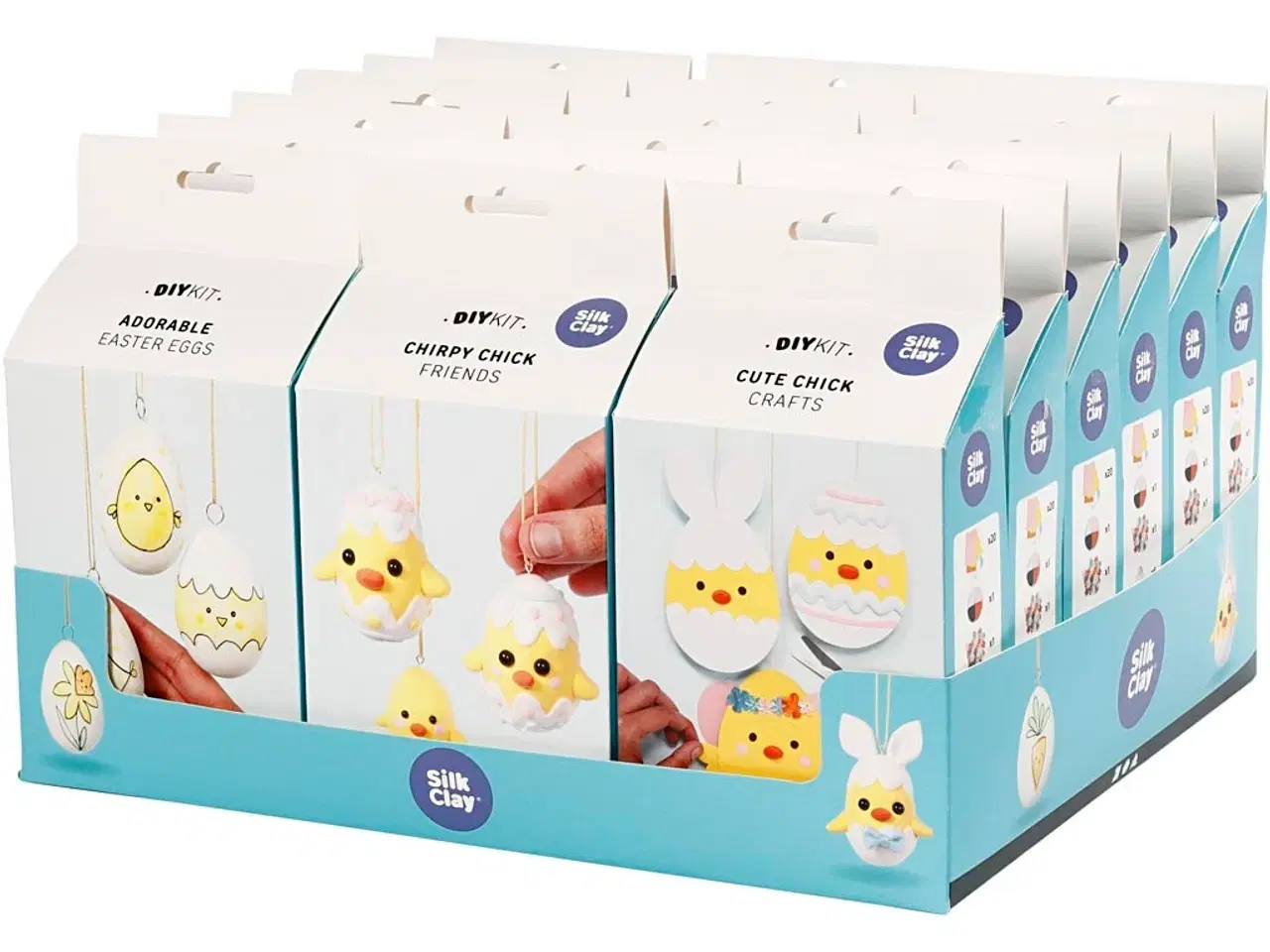 Billede 1 - Kreative påskeæg sæt til familie og venner - 18 stk.