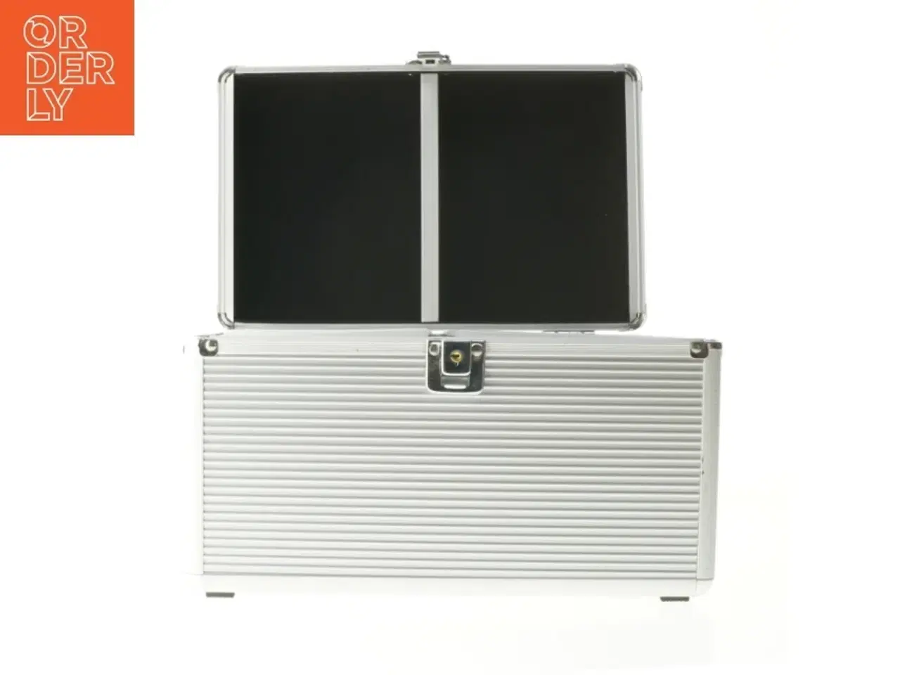 Billede 3 - Metal dokumentmappe med indeksmapper (str. 17x30x19 cm)