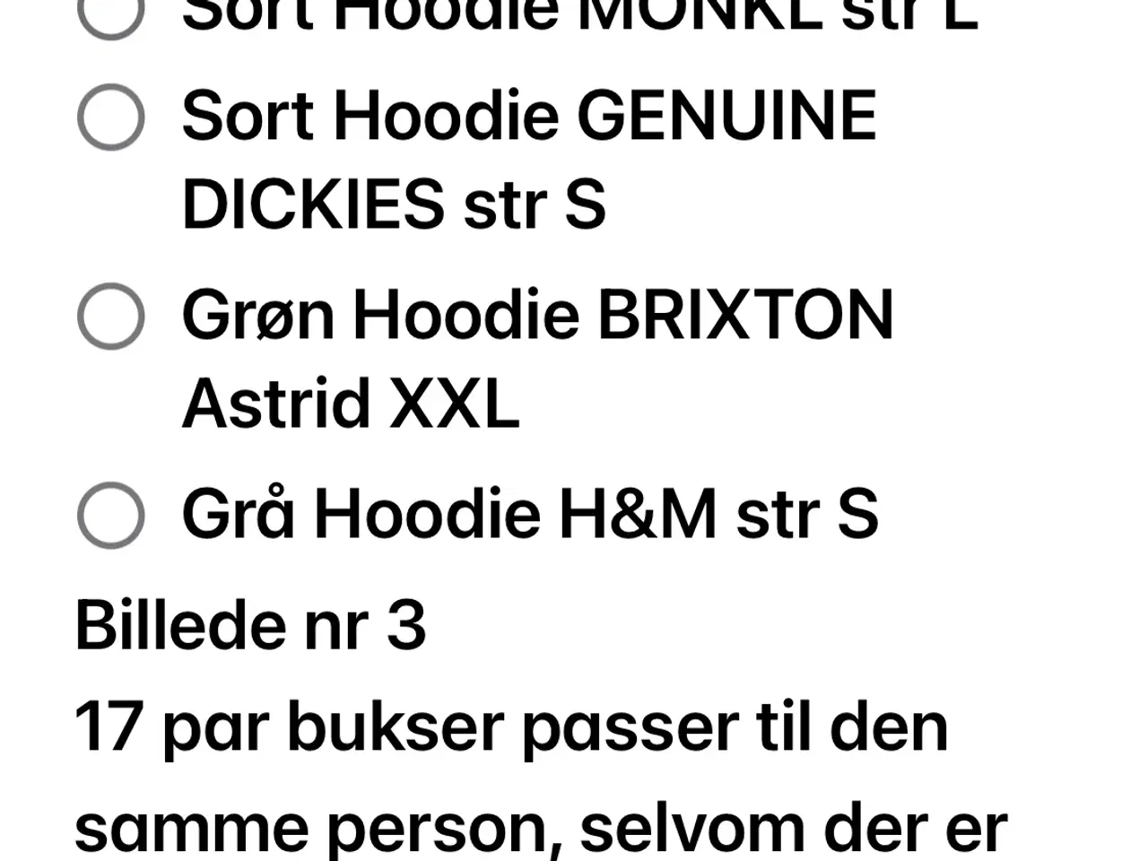 Billede 10 - Tøj til pige/ung kvinde str Small 84 dele