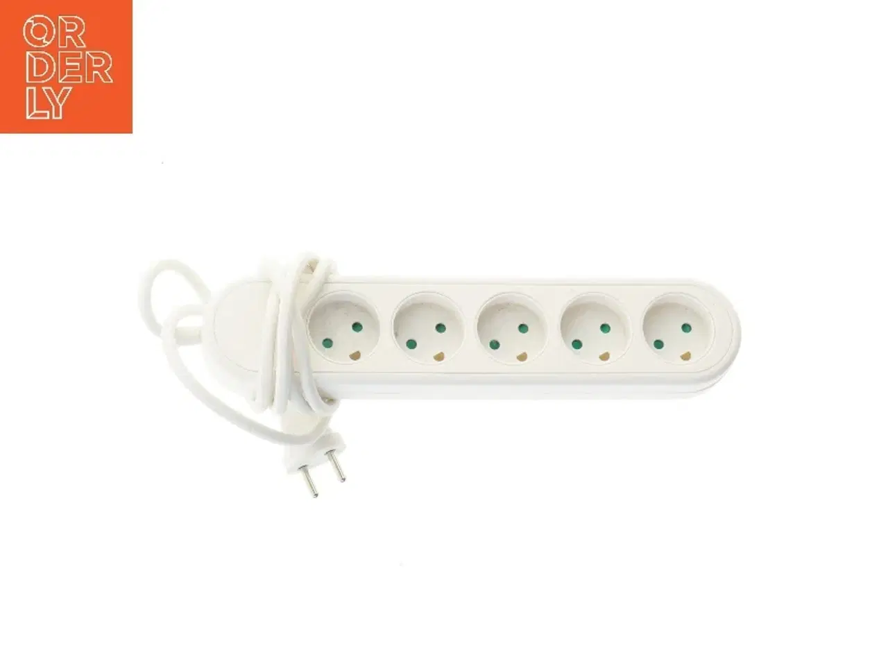 Billede 1 - Forlængerledning med 5 stik (str. 30 cm)