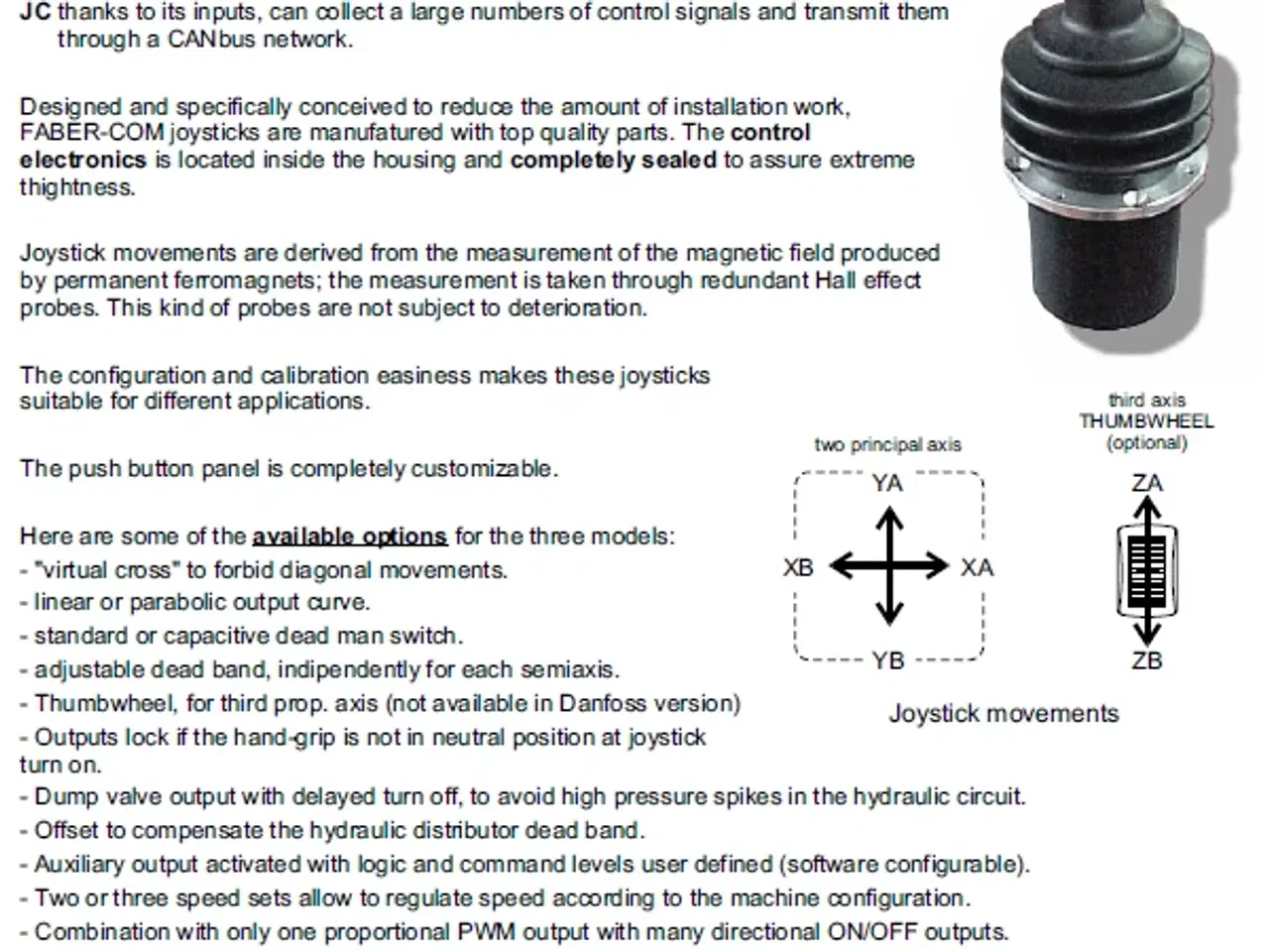 Billede 4 - Walvoil DPX100 3 Sections  JP Joysticks