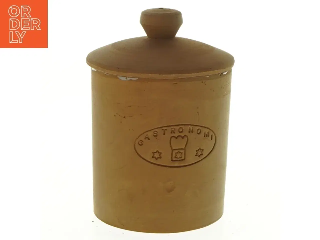 Billede 2 - Keramik beholder med låg (str. 12 x 8 cm)