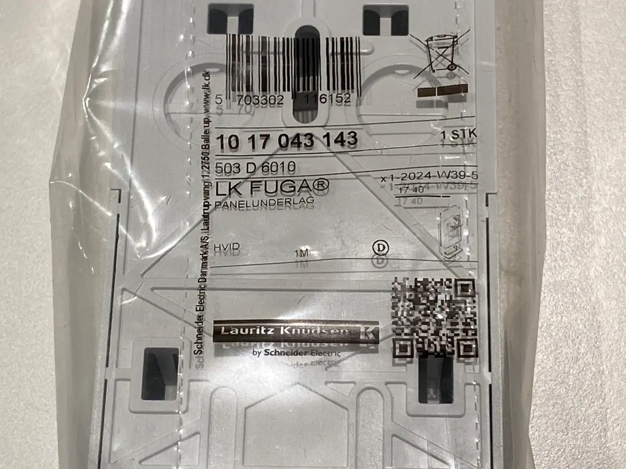 Billede 5 - LK Fuga Softline panelunderlag, 1 modul, hvid