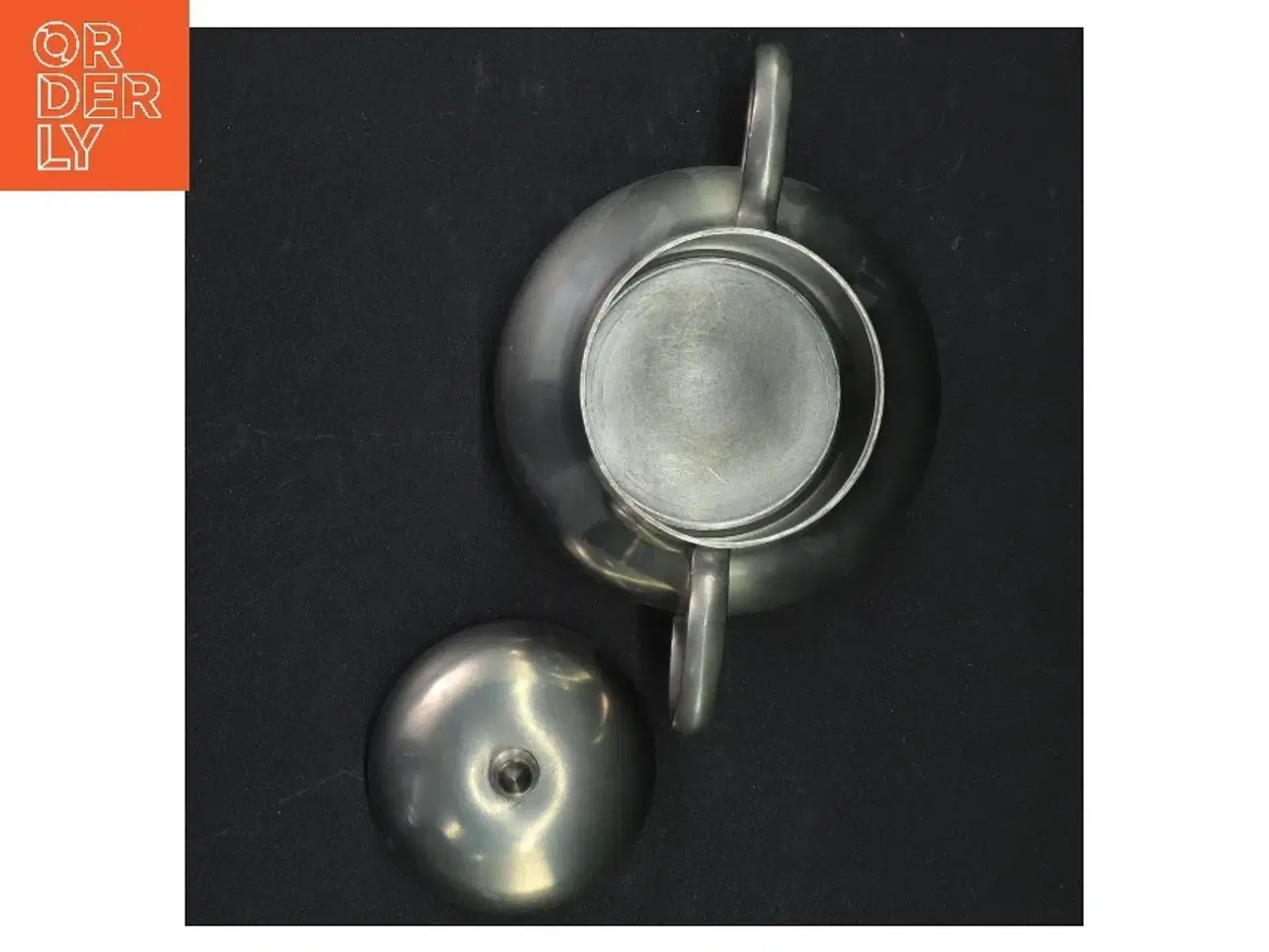 Billede 4 - Hollandsk sukkerskål I tin