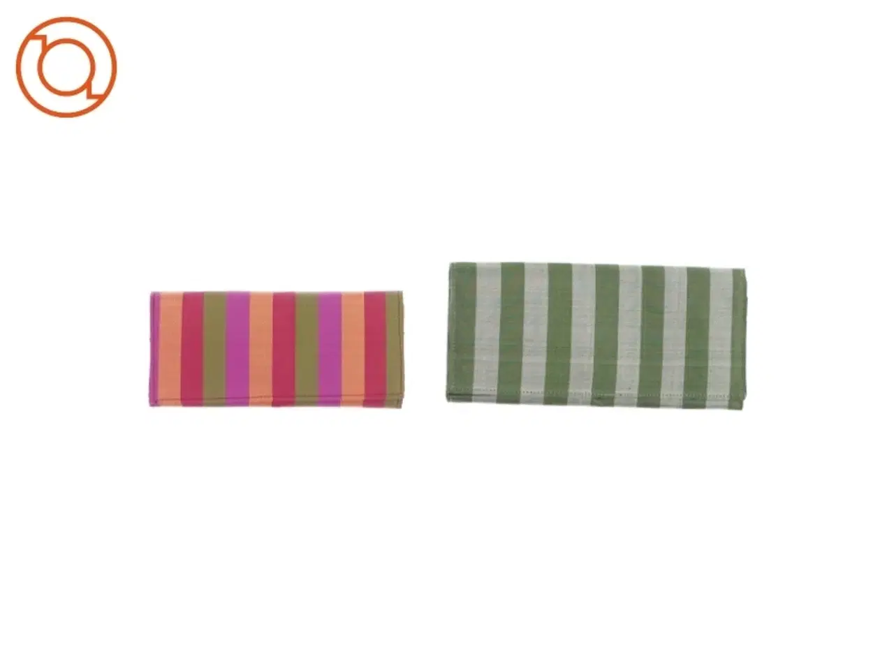 Billede 1 - 2 punge/selskabstasker med striber