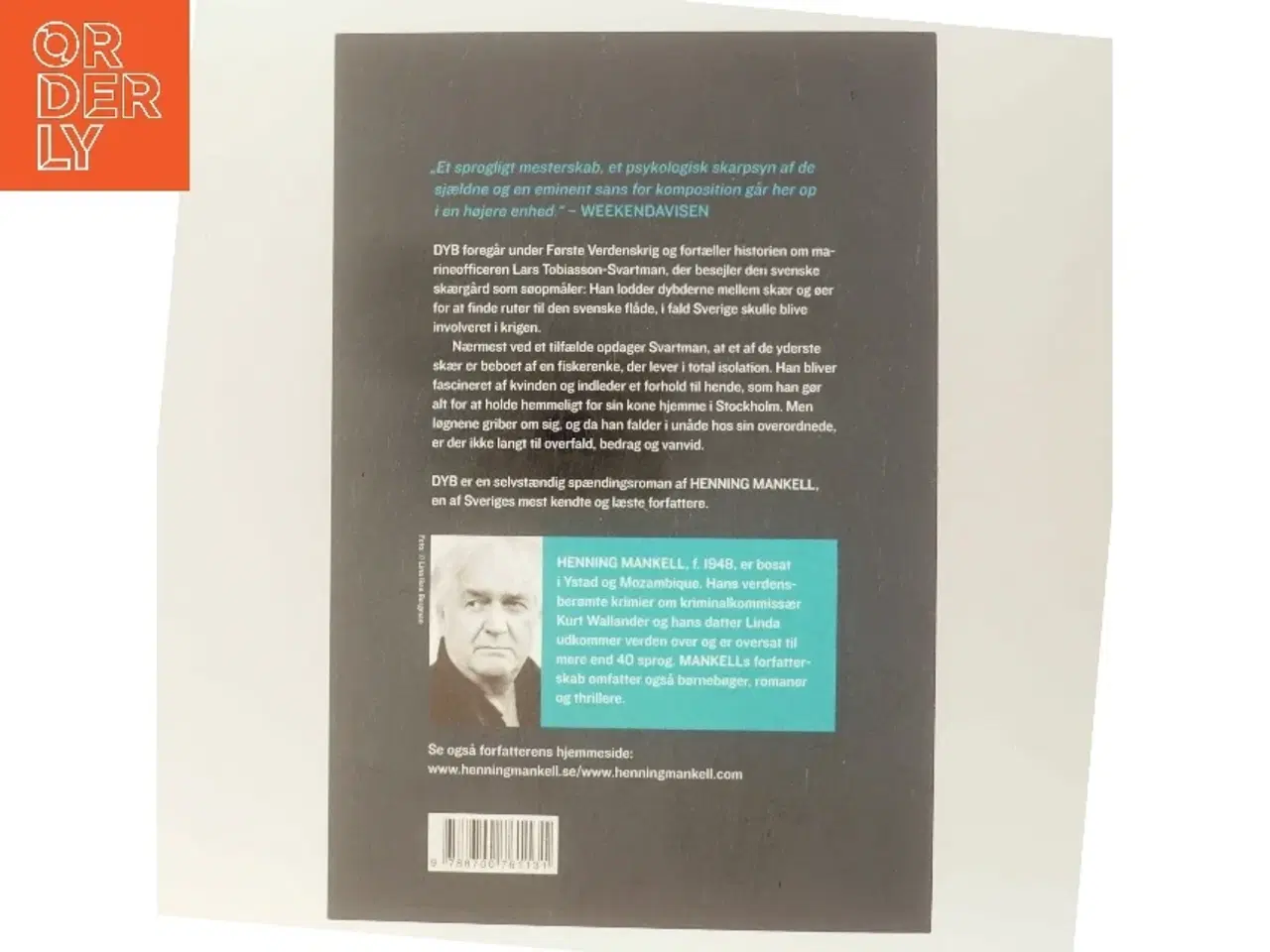 Billede 3 - Dyb af Henning Mankell (Bog)