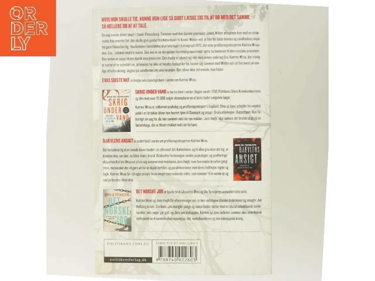 Billede 3 - Evas sidste nat af Jeanette Øbro Gerlow (Bog)