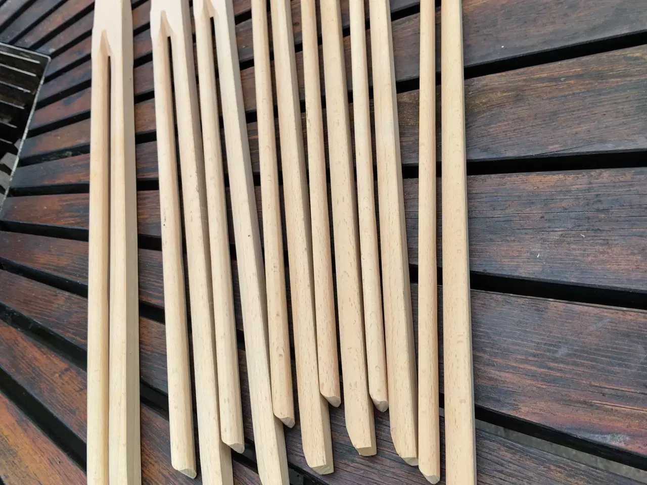 Billede 4 - Nye Splid Stokke til garnfiskeri 55 cm
