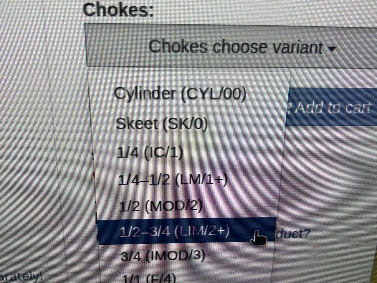 Billede 2 - Krieghoff choke Titanium