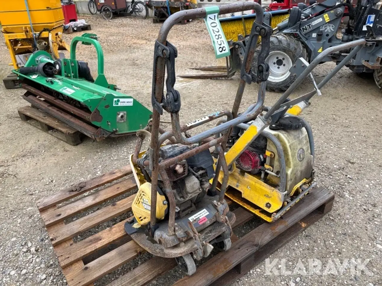 Billede 4 - Pladevibratorer Wacker Neuson/Atlas Copco WPU1550/LF130 - 2 styk