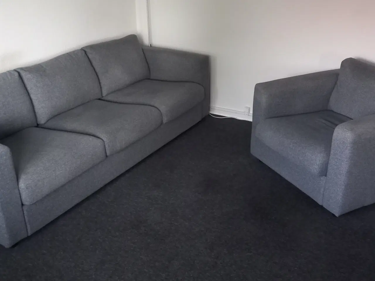 Billede 2 - Sofa og stol - Vimle