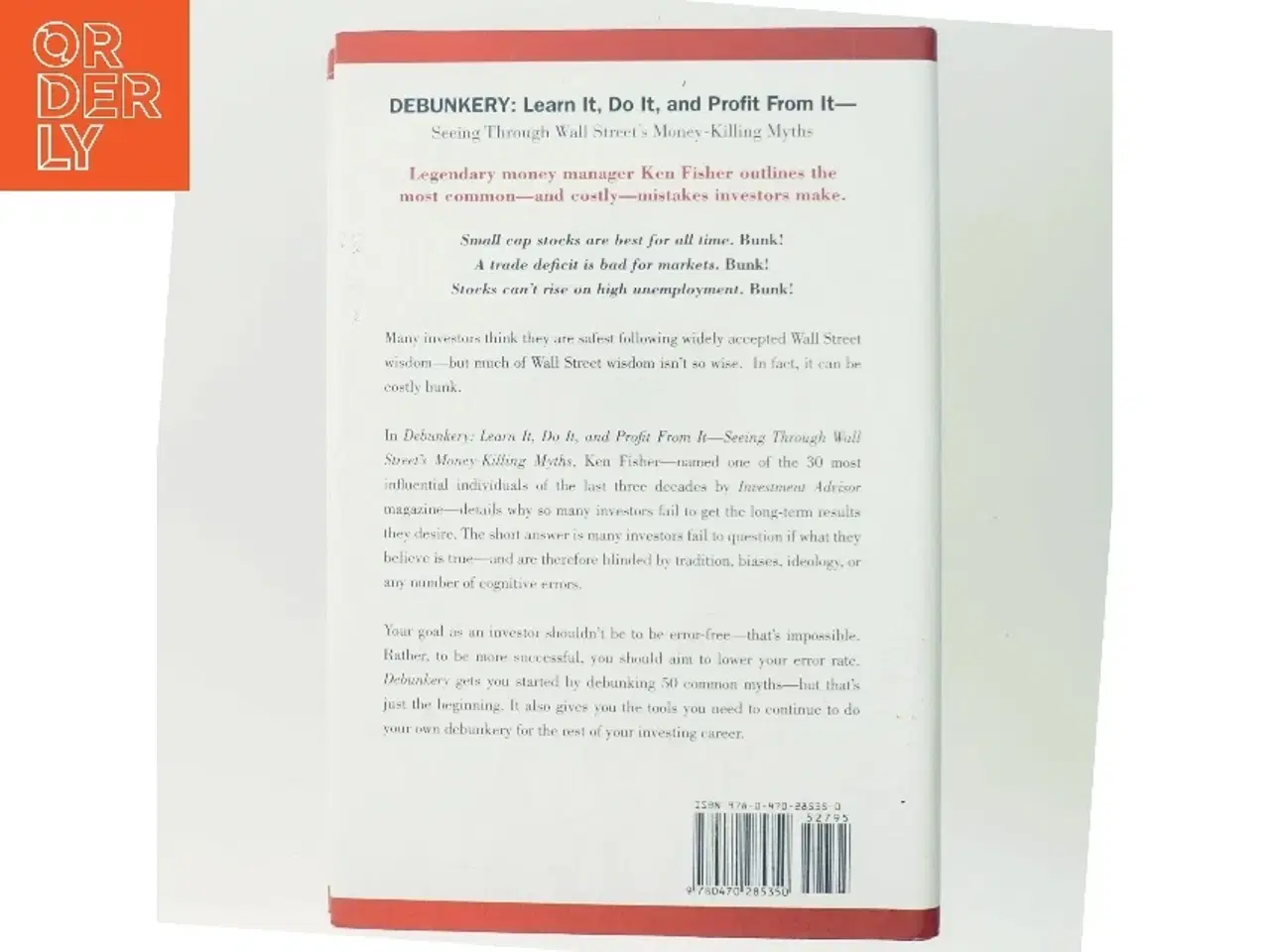 Billede 3 - Debunkery af Kenneth L. Fisher (Bog)