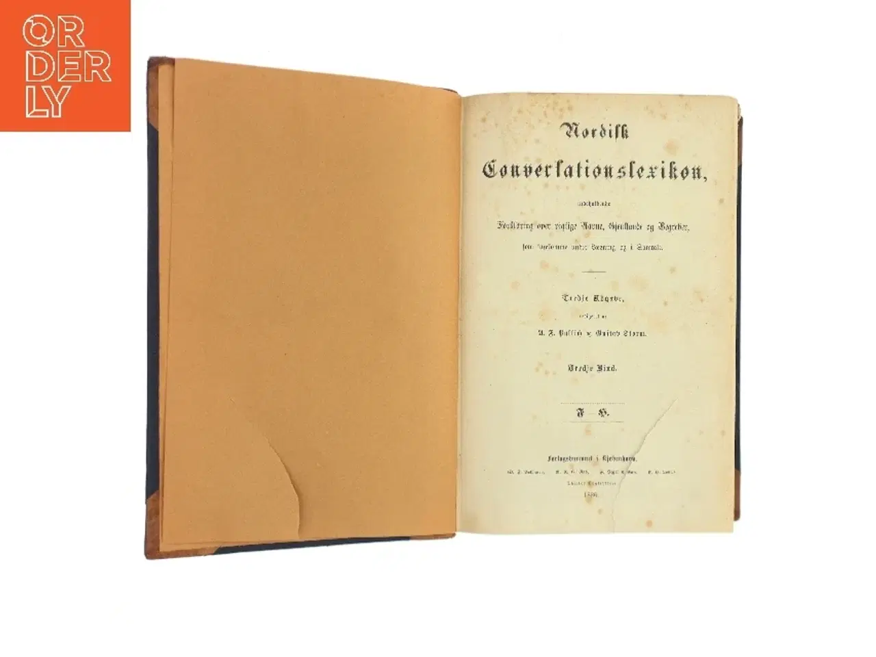 Billede 1 - Nordisk Conversationslexikon af A. S. Müllis og Gustav Storm (Bog)