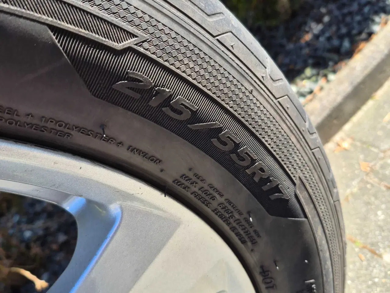 Billede 8 - Alufælge 215 55 17     5x108   Hankok 2023  6.5 mm