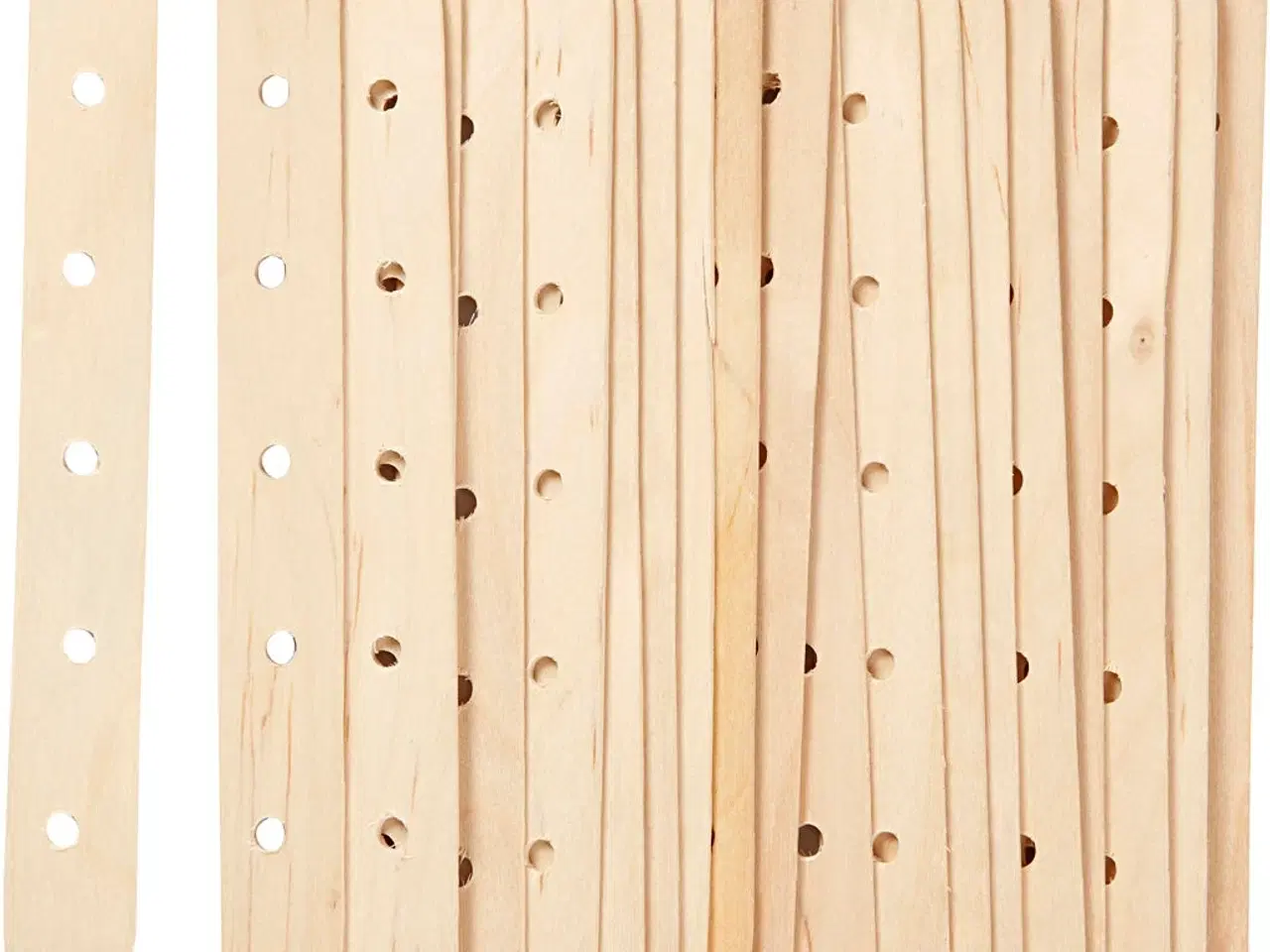 Billede 1 - Konstruktionspinde, L: 15 cm, B: 1,8 cm, hulstr. 4 mm, 20stk./ 1 pk.