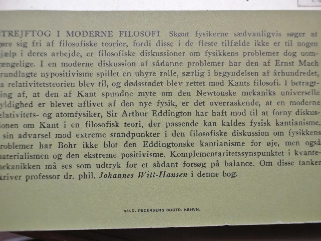 Billede 3 - strejftog i moderne filosofi 1-2, af johannes witt