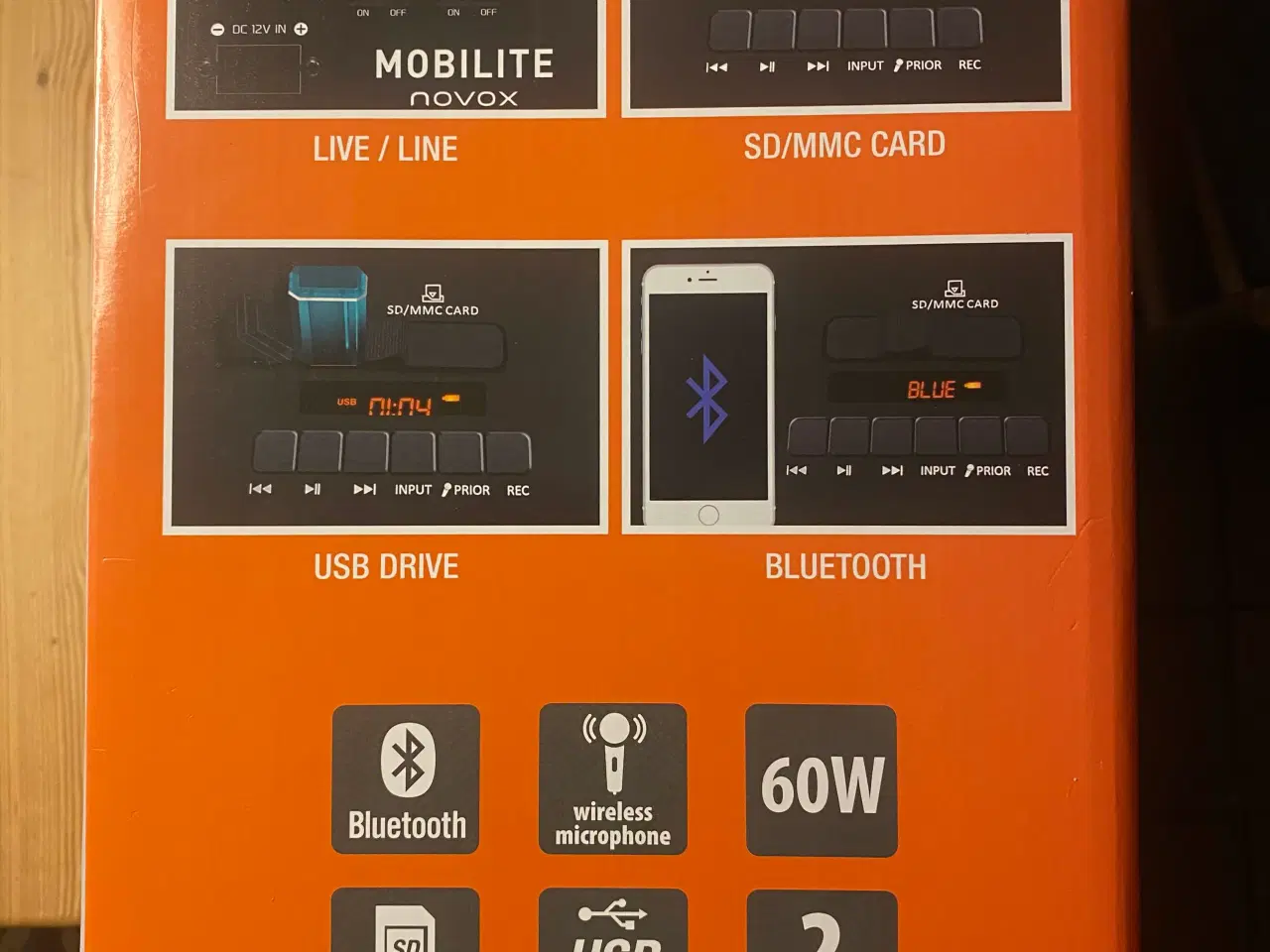 Billede 4 - Novox bloototh højtaler, soundbar