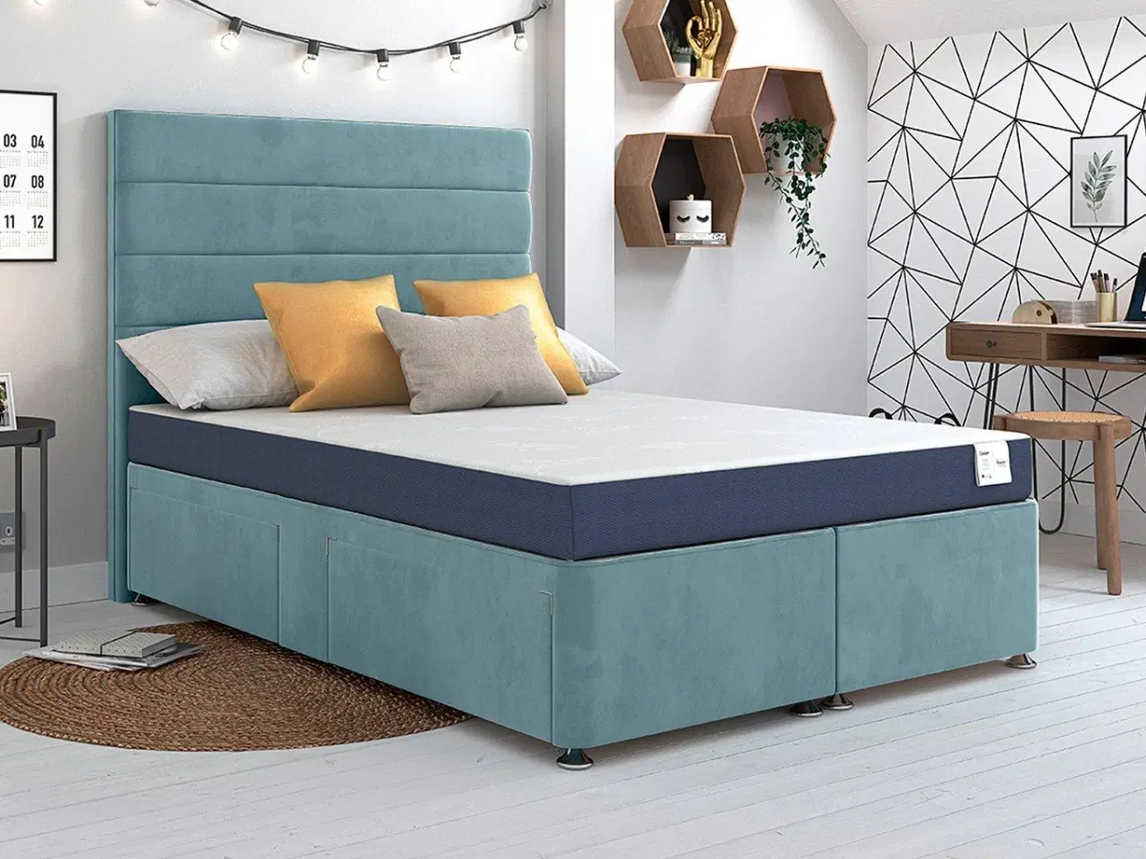 Billede 9 - Double Bed Premium Memory Foam Mattress