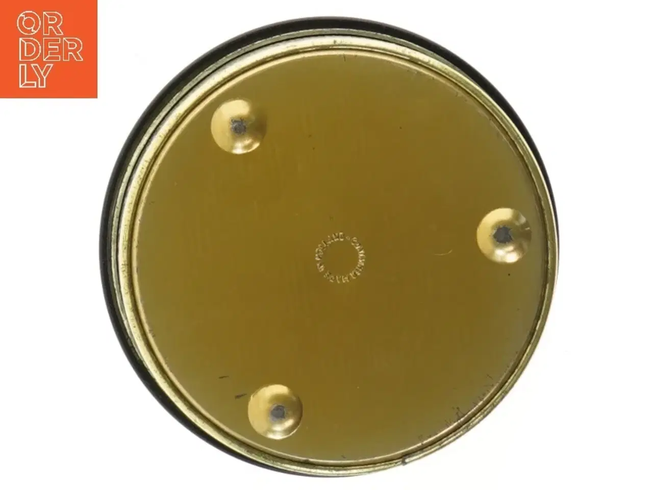 Billede 3 - Dekorativ metal æske (str. Ø 14 cm)