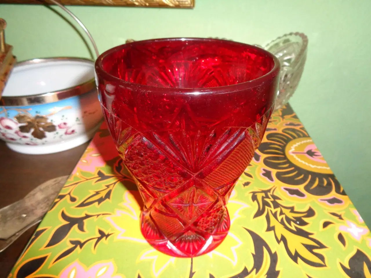 Billede 1 - vase fyens glasværk