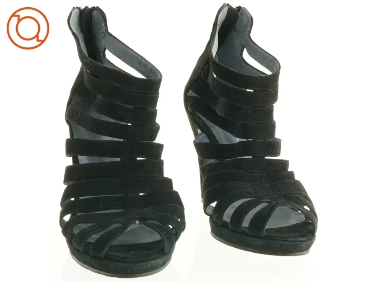 Billede 2 - Sorte sandaler (str. 38)