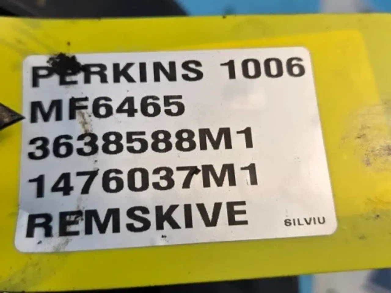 Billede 13 - Perkins 1006 Motorremskive 3638588M1