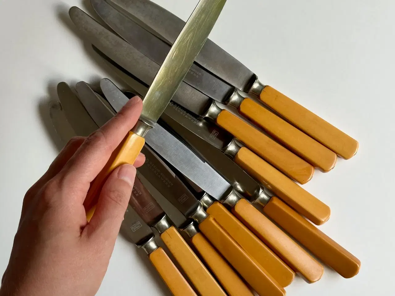 Billede 1 - Vintage knive, G. Felix Solingen, 12 stk samlet