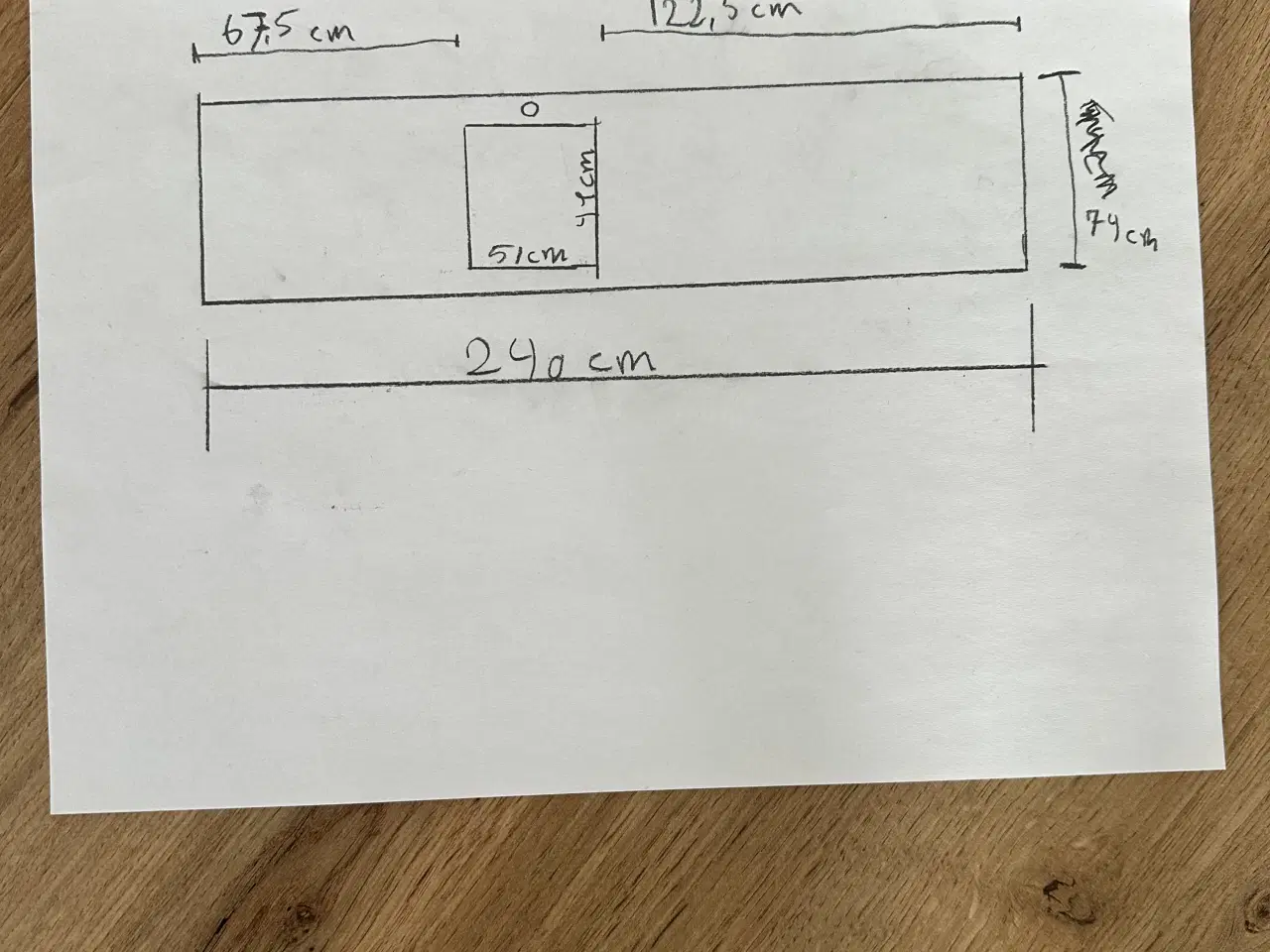 Billede 2 - lavabo Messing vask i mormor look bordplade 240 cm