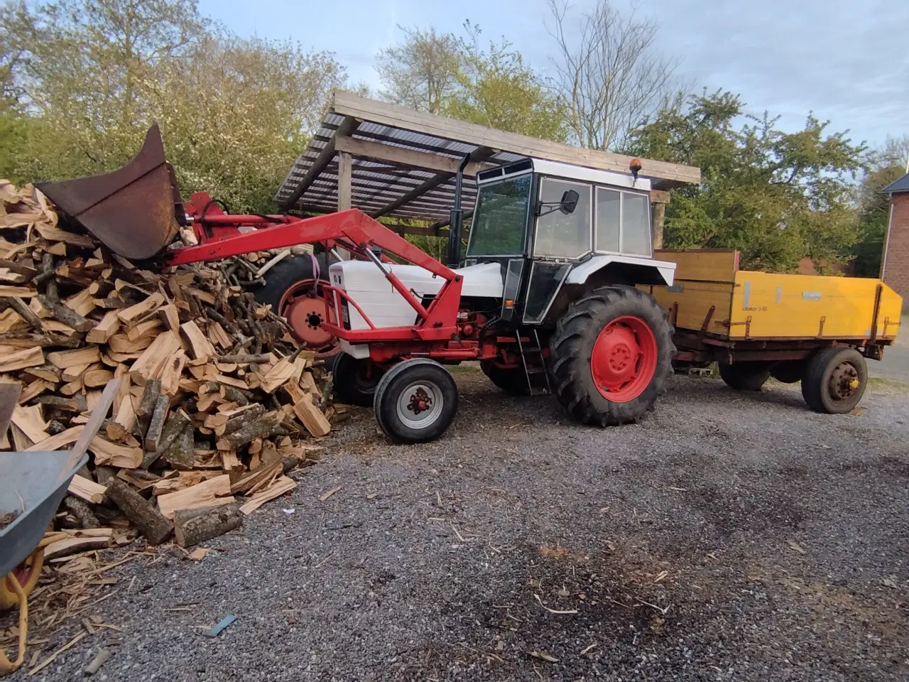 Billede 1 - Traktor David Brown 1210 med nr plade