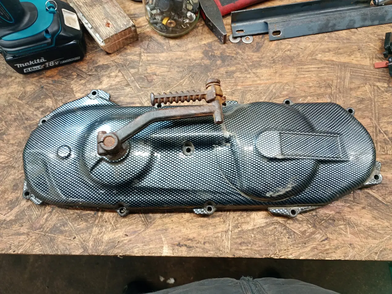 Billede 1 - Komplet kickstarterskjold til Yamaha jog r 